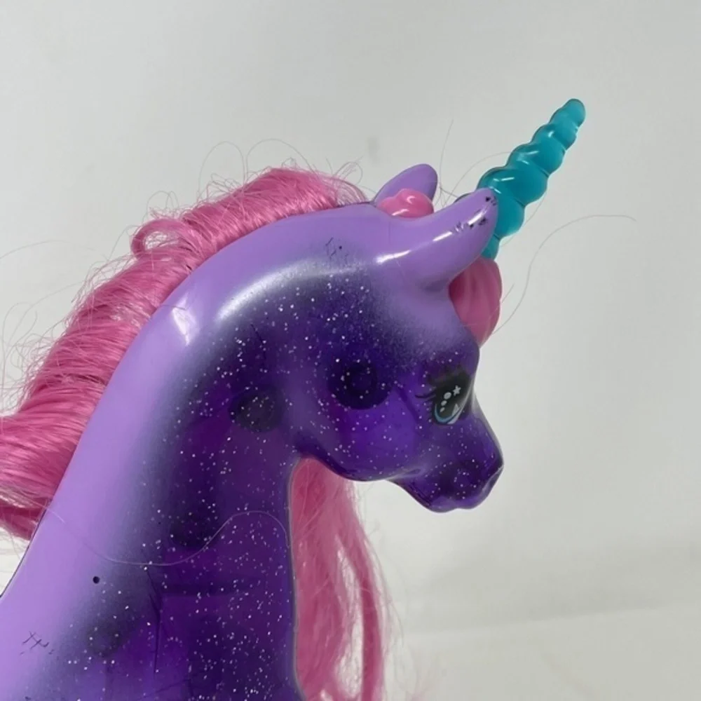 Mattel Barbie Dreamtopia Princess Purple Unicorn Pink Hair W/ Turquoise Saddle‎